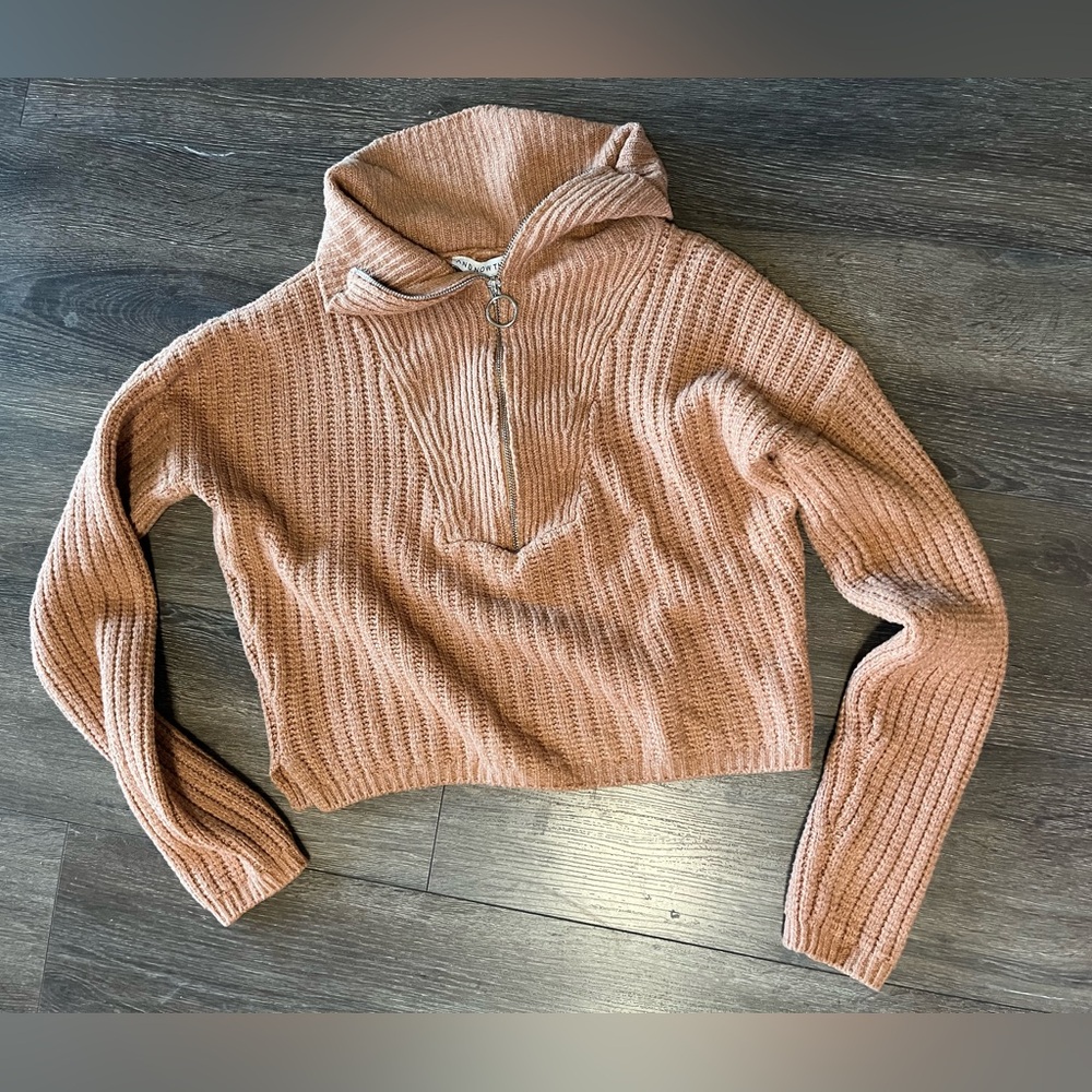 And Now this Sweater Cozy and now this tan colored Cowl Neck in Soft Tan